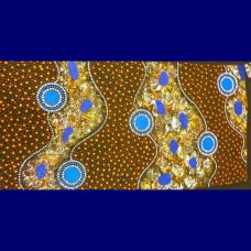 Aboriginal Art Canvas - D Mckenzie-Size:83x145cm - A